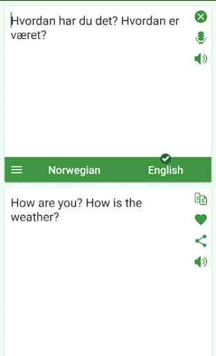 Norwegian - English Translator 2