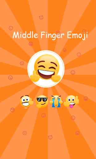 Middle Finger Emoji Sticker 1