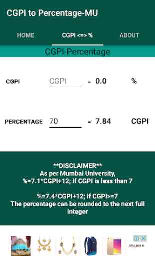 CGPI to Percentage-MU 4