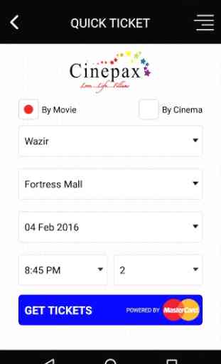Cinepax - Buy Movie Tickets 2