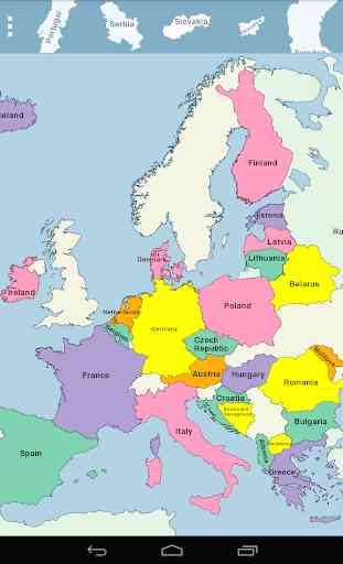 Europe Map Puzzle 2