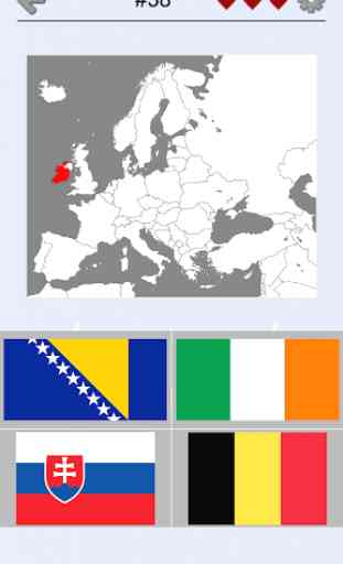 Paesi europei - Le mappe, bandiere e capitali 1