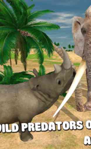 Rhino Survival Simulator 3D 2