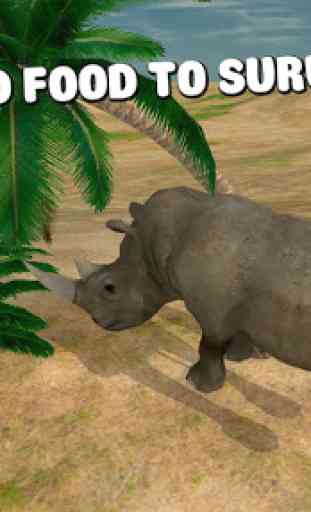 Rhino Survival Simulator 3D 3