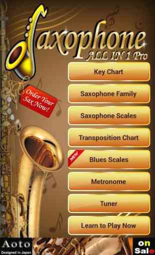 Saxophone All-in-one-pro 1