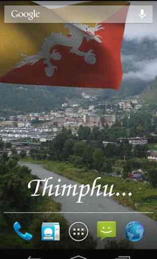 Bhutan Flag Live Wallpaper 3