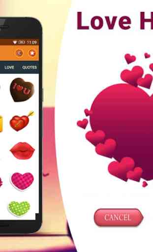 Love chat stickers: Valentine Special LoveStickers 1