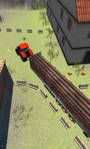 Tractor 3D: Log Transport 3