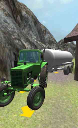 Classic Tractor 3D: Milk 1