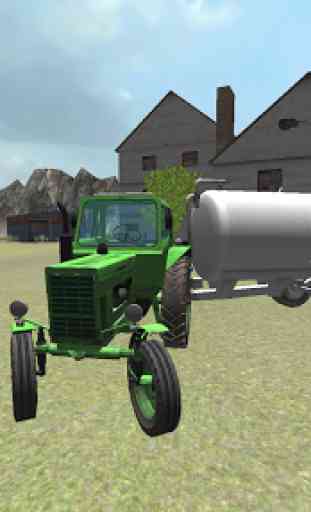 Classic Tractor 3D: Milk 2