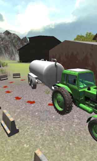 Classic Tractor 3D: Milk 3