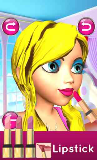 Princess 3D Salon: Girls Games 2