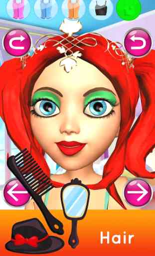 Princess 3D Salon: Girls Games 3
