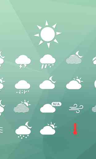 Simple Clean Weather Iconset 2