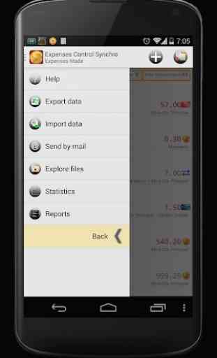 Expenses Control Sync 4