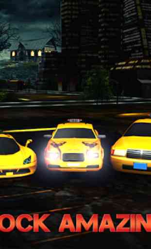 Halloween Night Taxi Driver 3D Car Driving Games 2