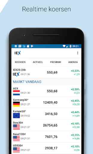 IEX App: Realtime koersen en beleggingsinformatie 3