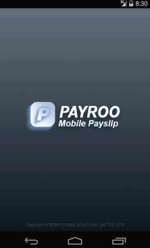 Payroo Mobile Payslip 1
