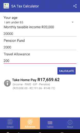 SA Tax Calculator 2