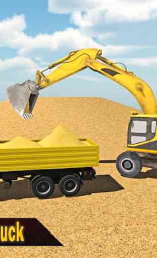 sand escavatore truck sim 2017 2