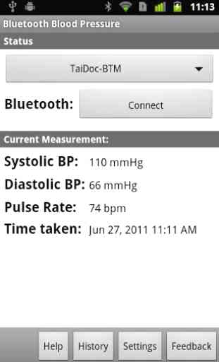 Bluetooth Blood Pressure 1
