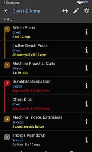 GymACE Pro: Workout Tracker & Body Log 3