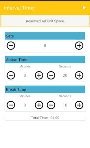 Interval Timer - HIIT - Tabata - Fitness 1