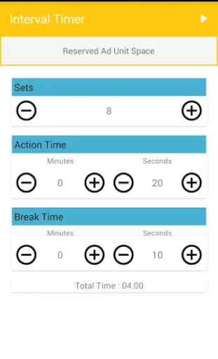 Interval Timer - HIIT - Tabata - Fitness 3