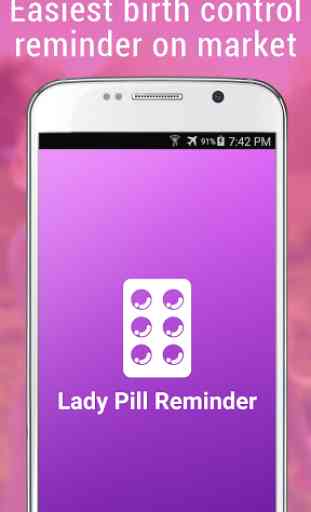Lady & Birth Pill Reminder 1