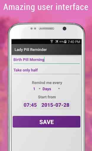 Lady & Birth Pill Reminder 3
