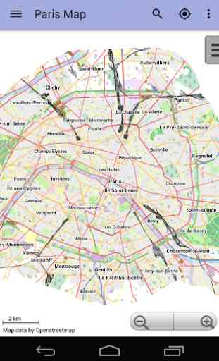 Mappa di Parigi Offline 1