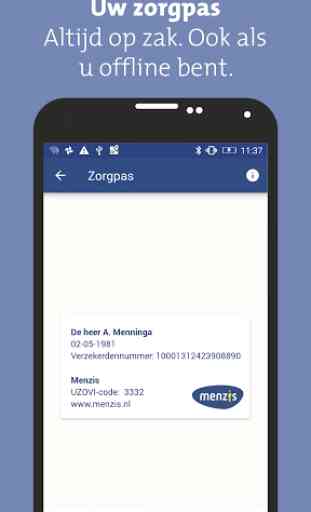 Menzis app 3