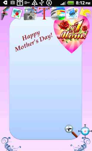 Mom is Best Cards! Doodle Text 1