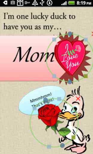 Mom is Best Cards! Doodle Text 2