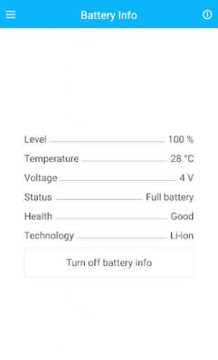 Show Battery Percentage & Info On Status Bar 1