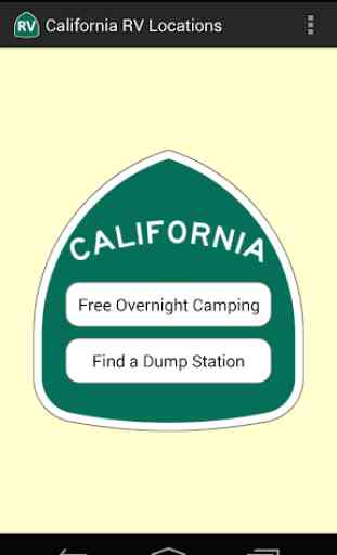 California RV Locations 1