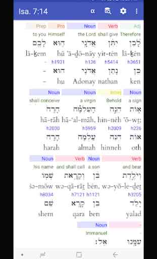 Hebrew/Greek Interlinear Bible 1