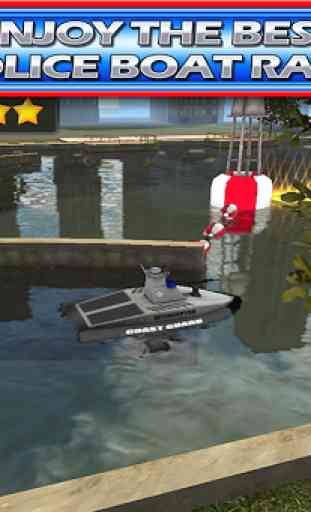 Police Boat Parking : 3D Race 4