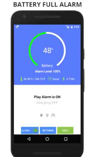 Battery Full Alarm and Battery Low Alarm - No Ads 1