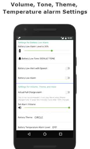Battery Full Alarm and Battery Low Alarm - No Ads 4