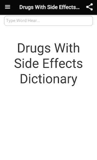 Drugs Side Effects Dictionary 1