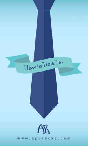 How To Tie A Tie 1