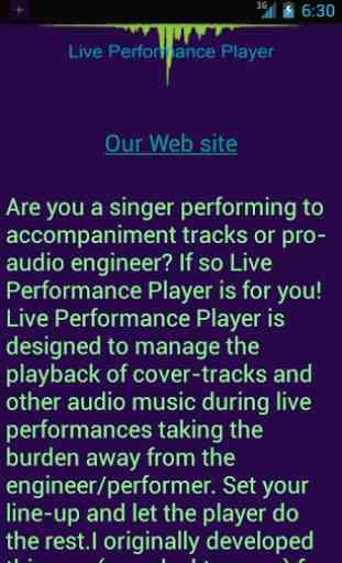Live Performance Music Player 4