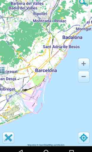 Map of Barcelona offline 1