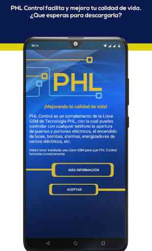 PHL Control Llave GSM 1