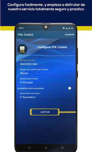 PHL Control Llave GSM 3
