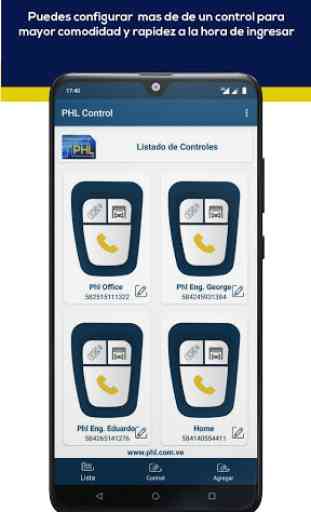 PHL Control Llave GSM 4