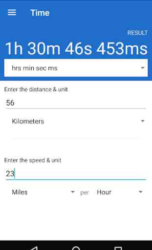 Speed Distance Time Calculator 3