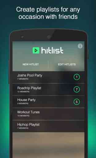 Hitlist - Share Music Player 1