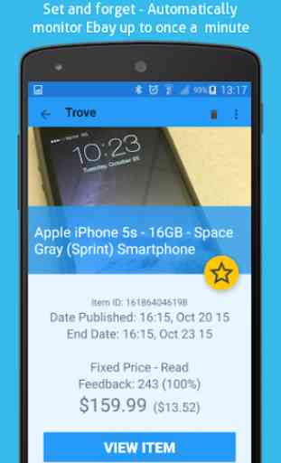 Trove - Auto Alerts and Notifications for Ebay 3